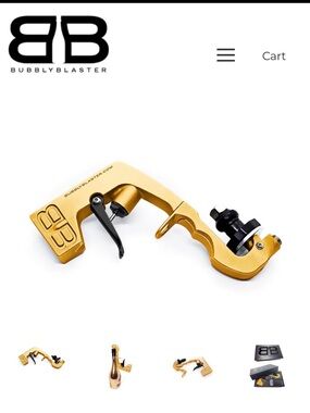 Bubbly Blaster Champagne Gun - Gold Aluminum Sprayer (Shark Tank)